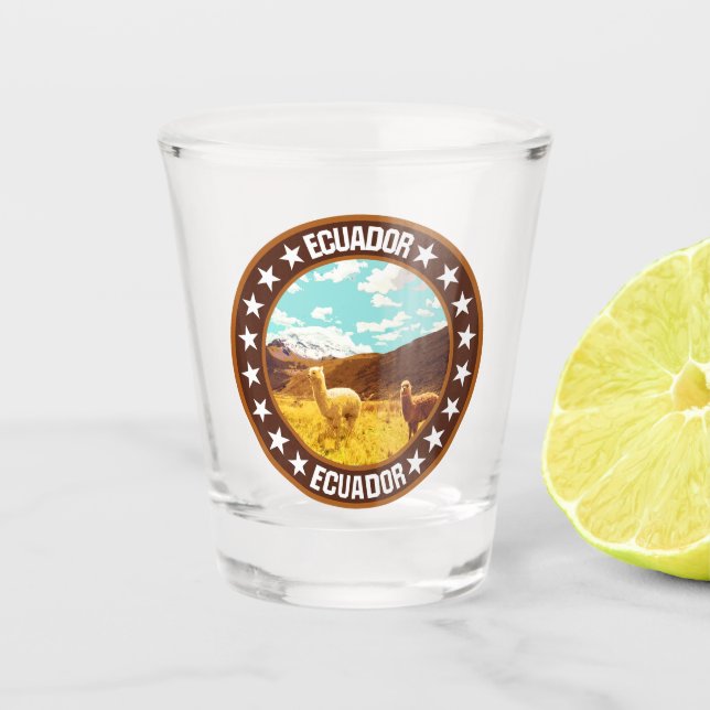 Vaso De Chupito Ecuador (Anverso)