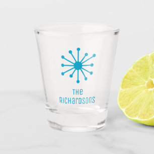 Vaso De Chupito Edad Atómica Personalizada Moderna De Mediados Del