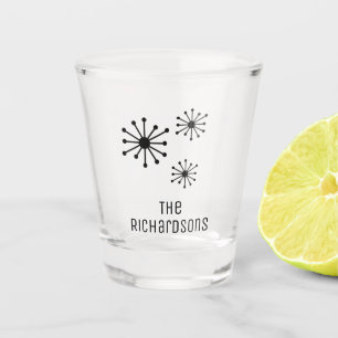 Vaso De Chupito Edad Atómica Personalizada Moderna De Mediados Del