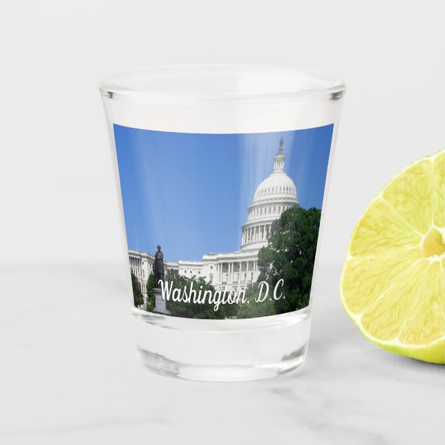 Vaso De Chupito Edificio del Capitolio en Washington DC (Anverso)