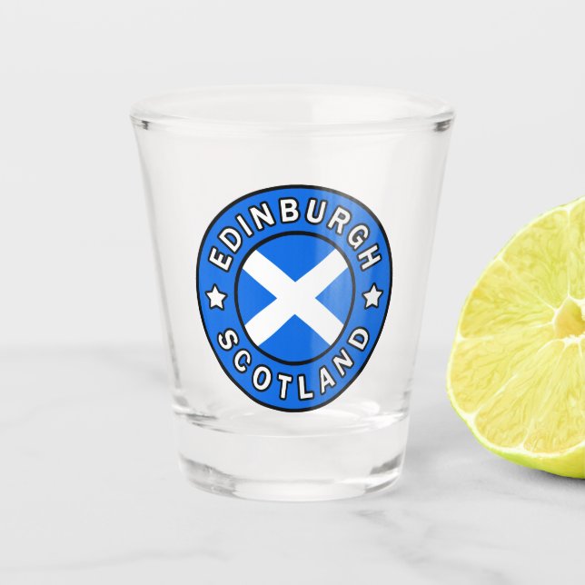 Vaso De Chupito Edimburgo, Escocia (Anverso)