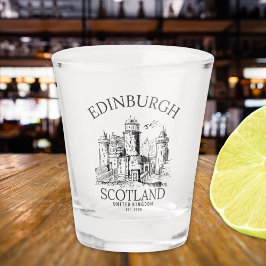 Vaso De Chupito Edinburgh | Vintage United Kingdom Souvenir