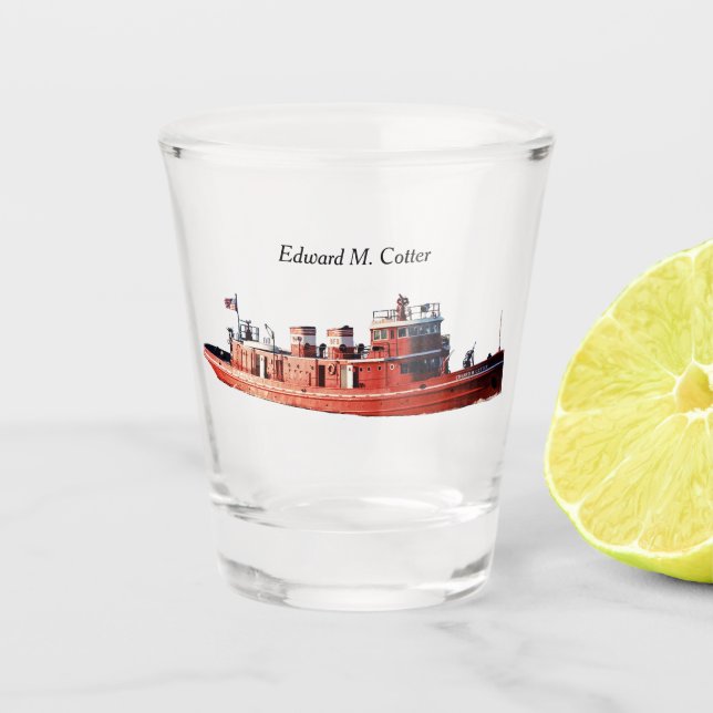 Vaso De Chupito Edward M. Cotter (Anverso)