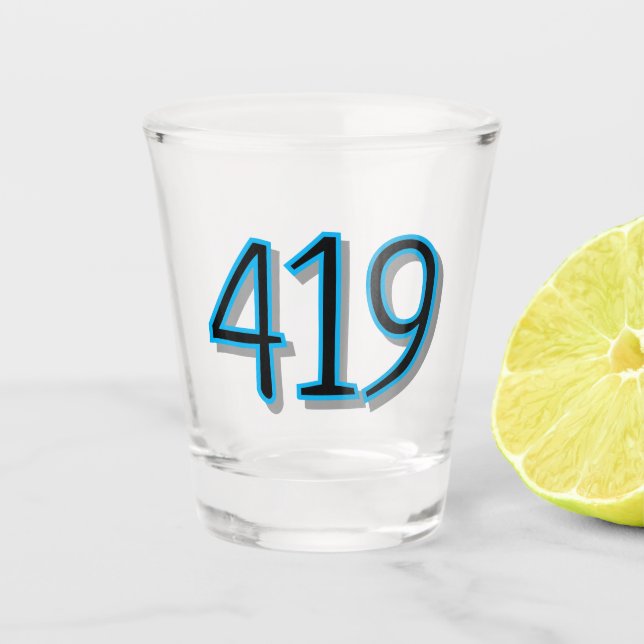 Vaso De Chupito El 419 - Toledo, Ohio (Anverso)