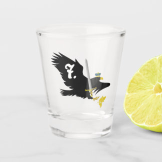 Vaso De Chupito El 7. Vidrio de chorro de humo