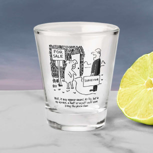 Vaso De Chupito El Agrimensor Advierte al Sr. Pig acerca de su Str