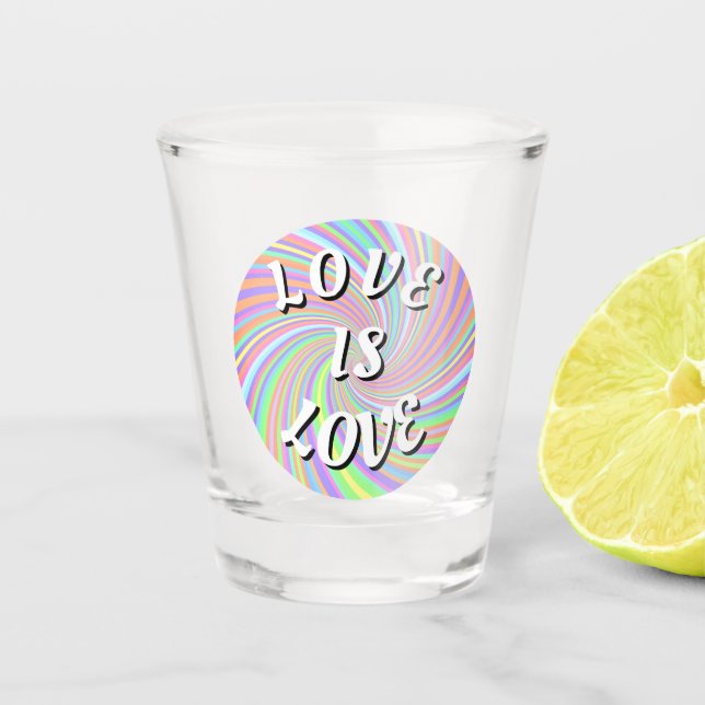 Vaso De Chupito El Amor Es Orgullo Pride (Anverso)