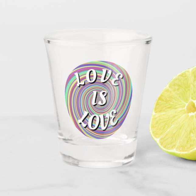 Vaso De Chupito El Amor Es Orgullo Pride (Anverso)