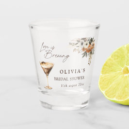 Vaso De Chupito El amor está preparando la ducha de novia Espresso