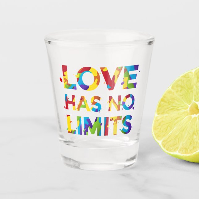 Vaso De Chupito El amor no tiene límites (Anverso)