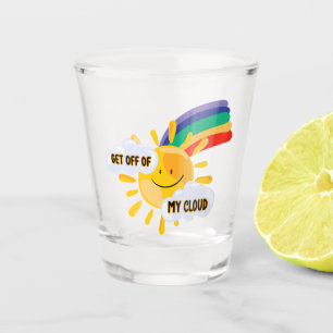 Vaso De Chupito El arcoiris colorido sale de mi nube
