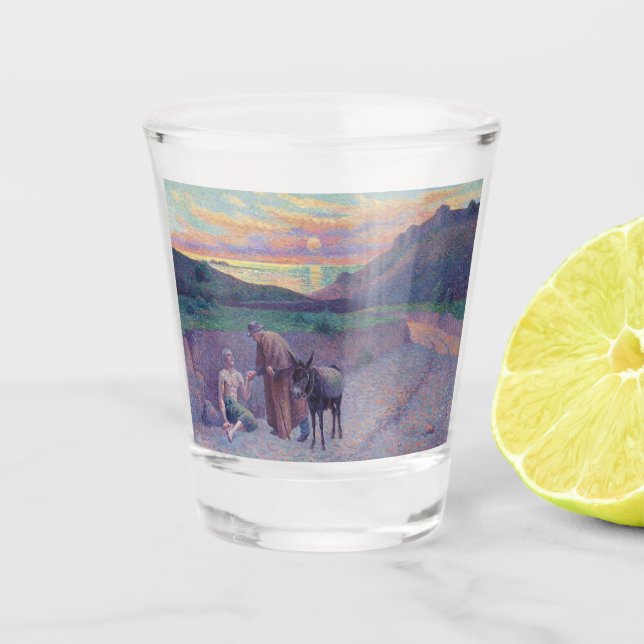 Vaso De Chupito El buen samaritano (Anverso)
