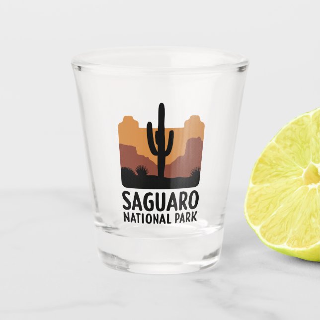 Vaso De Chupito El Cactus de Saguaro (Anverso)