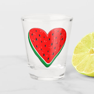 Vaso De Chupito El día de San Valentín de la sandía en Palestina L
