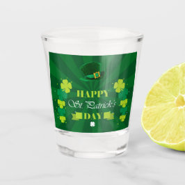 Vaso De Chupito El día de St Patrick feliz