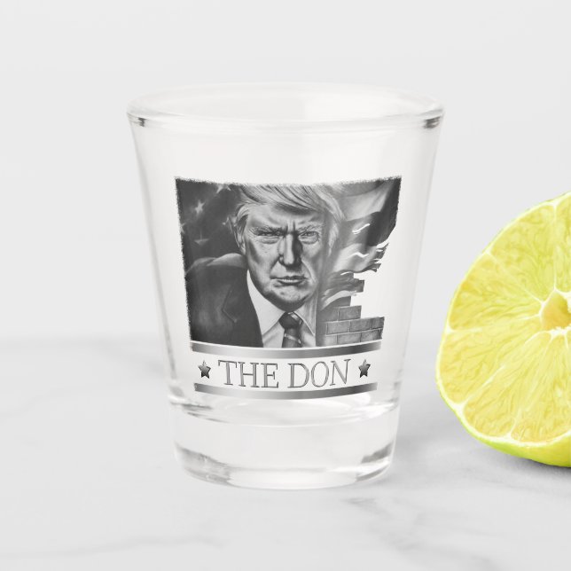 Vaso De Chupito El dibujo del lápiz Don (Anverso)