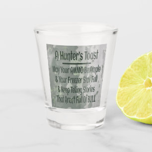 Vaso De Chupito El divertido camuflaje verde de la tostada de Hunt
