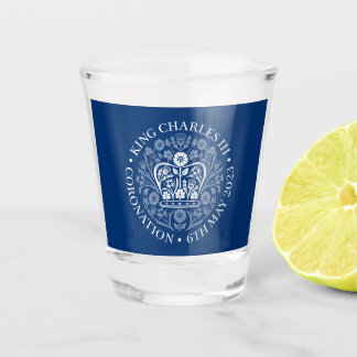 Vaso De Chupito El emblema de la coronación del rey Carlos 2023