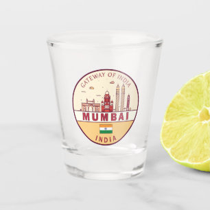Vaso De Chupito El emblema de la línea aérea de la ciudad de Bomba