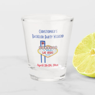 Vaso De Chupito El fin de semana del partido de Bachelor de Las Ve