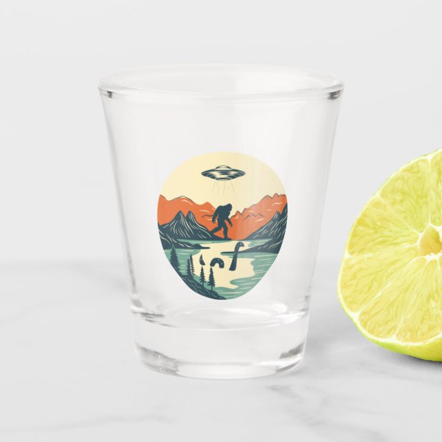 Vaso De Chupito El fondo mítico (Anverso)