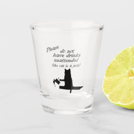 Vaso De Chupito El gato es un idiota