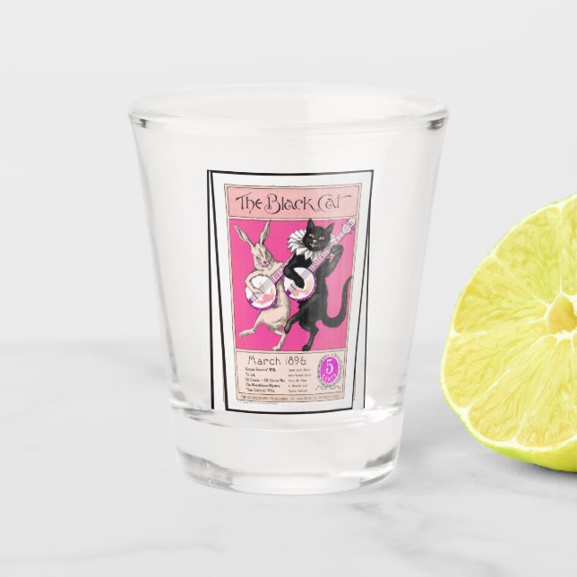 Vaso De Chupito El gato negro (Anverso)