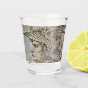 Vaso De Chupito El guerrero casero de Leonardo recibe un disparo d