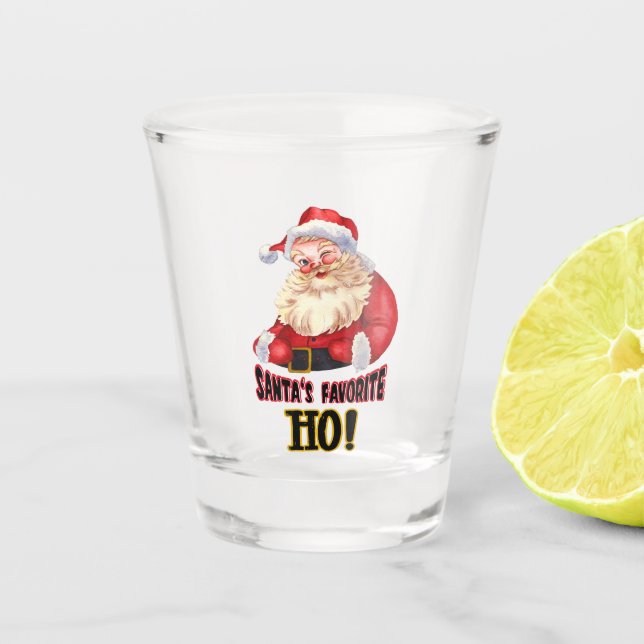 Vaso De Chupito El Ho favorito de Santa (Anverso)