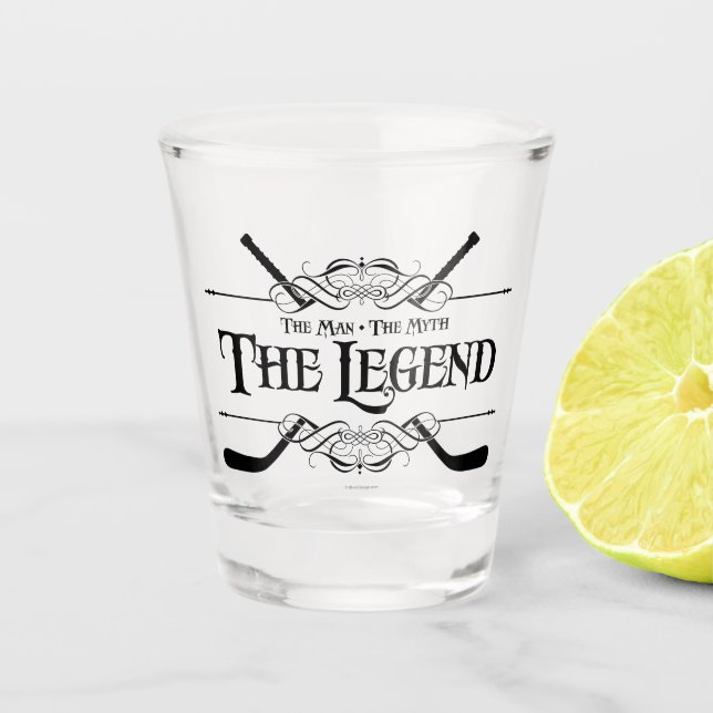 Vaso De Chupito El hombre, el mito, la leyenda (hockey) (Anverso)