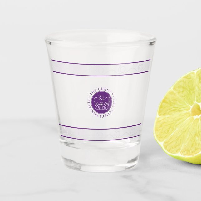 Vaso De Chupito El Jubileo Platinum de la Reina 2022 (Anverso)