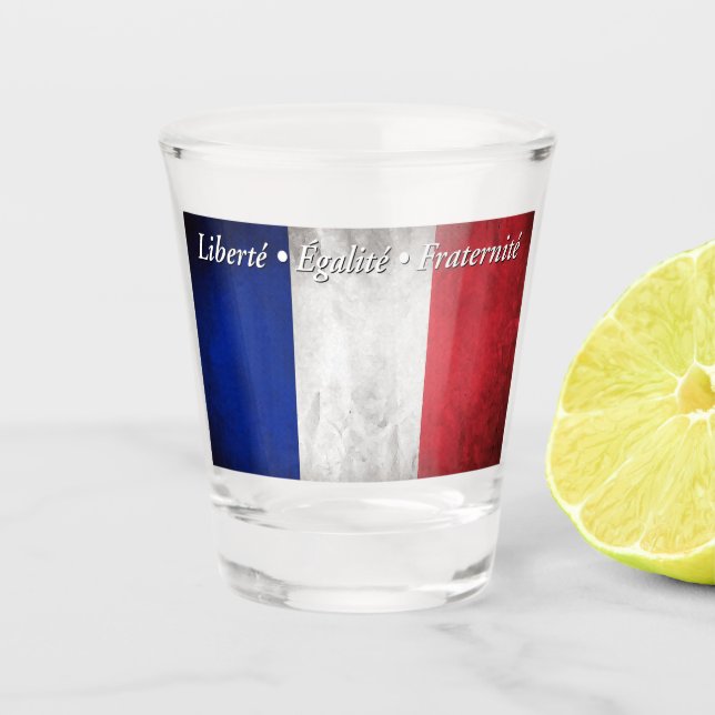Vaso De Chupito El lema nacional de Francia (Anverso)