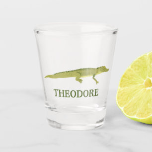 Vaso De Chupito El ligador verde realista gráfico personalizado