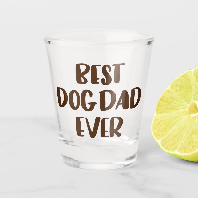 Vaso De Chupito  El mejor padre del perro (Anverso)
