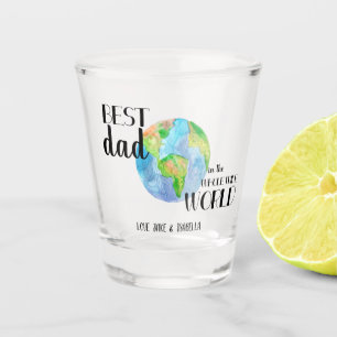 Vaso De Chupito El mejor papá del mundo personalizado