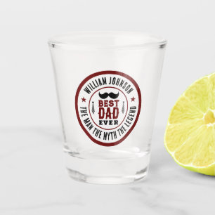 Vaso De Chupito El mejor papá jamás cosechó el logo occidental del