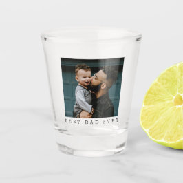 Vaso De Chupito El mejor papá siempre con foto completa personaliz