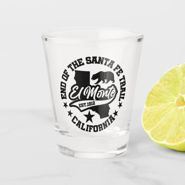 Vaso De Chupito El Monte, California (Anverso)