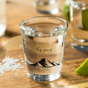 Vaso De Chupito El negro moderno guarda el ir simple