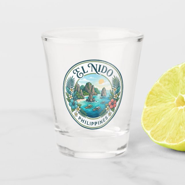 Vaso De Chupito El Nido Filipinas (Anverso)
