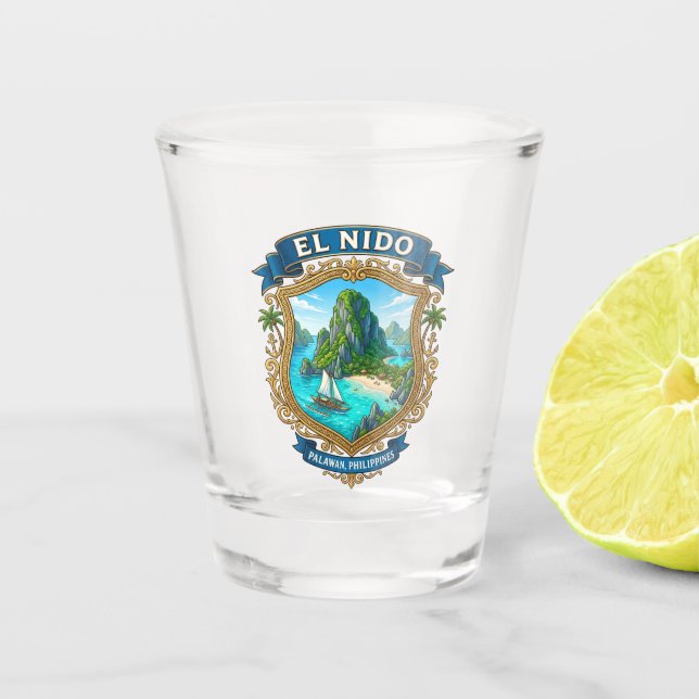 Vaso De Chupito El Nido Filipinas (Anverso)