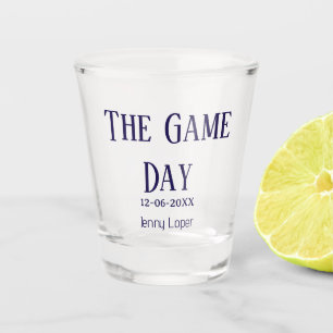 Vaso De Chupito el nombre del partido del club de fútbol del día d