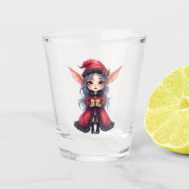 Vaso De Chupito El pequeño mensajero de Navidad.