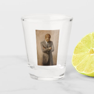 Vaso De Chupito El presidente estadounidense John Kennedy Retrato