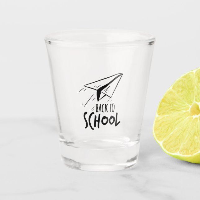 Vaso De Chupito El profesor vuelve a la escuela (Anverso)