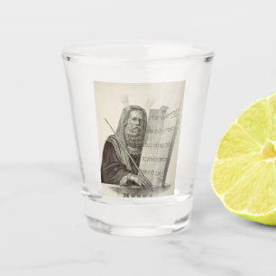 Vaso De Chupito El profeta Moisés con los comprimidos de la ley