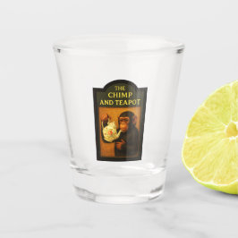 Vaso De Chupito El Pub Chimp Y Teapot