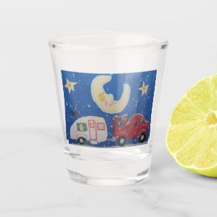 Vaso De Chupito El Remolque, El Camión, El 🛻 Y La Luna 😴.
