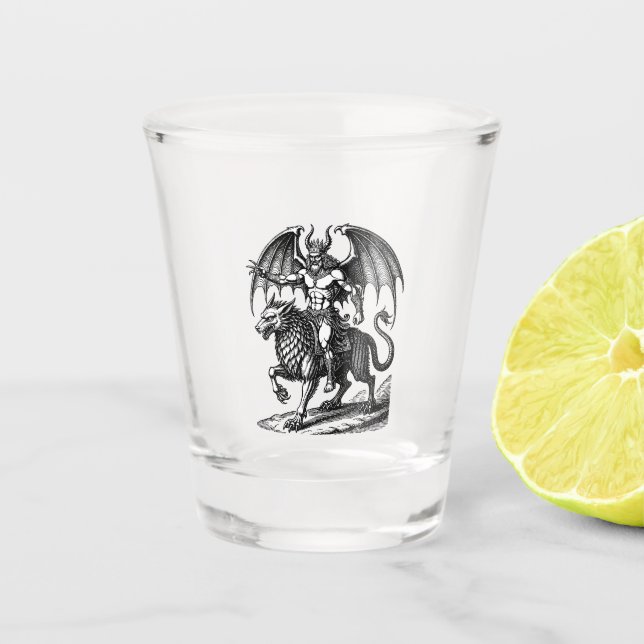 Vaso De Chupito El silencioso dominio de Astaroth (Anverso)