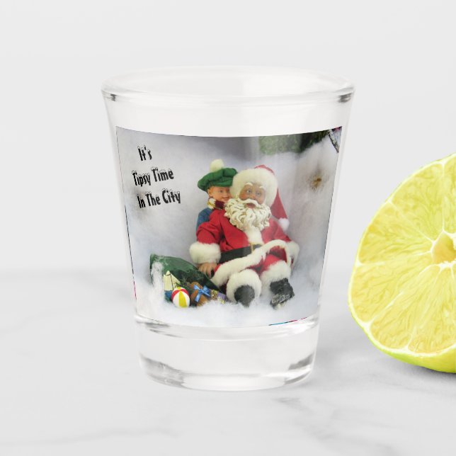 Vaso De Chupito El tibio tiempo de Papá Noel (Anverso)